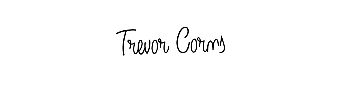 Design your own signature with our free online signature maker. With this signature software, you can create a handwritten (Angelique-Rose-font-FFP) signature for name Trevor Corns. Trevor Corns signature style 5 images and pictures png