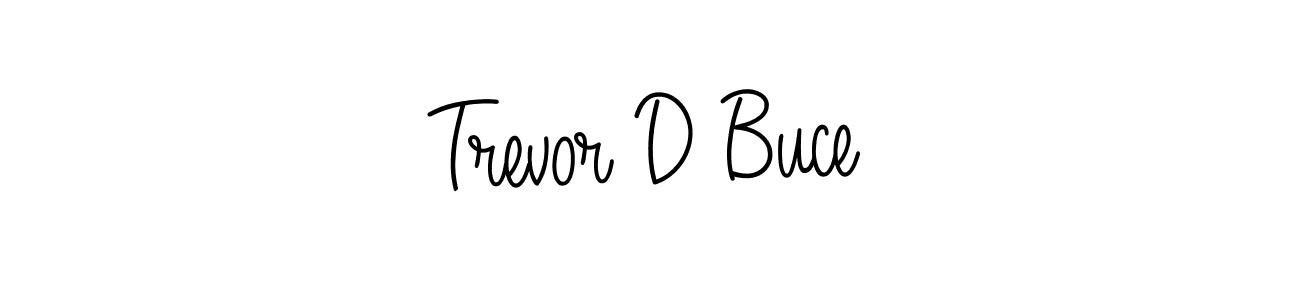 Use a signature maker to create a handwritten signature online. With this signature software, you can design (Angelique-Rose-font-FFP) your own signature for name Trevor D Buce. Trevor D Buce signature style 5 images and pictures png