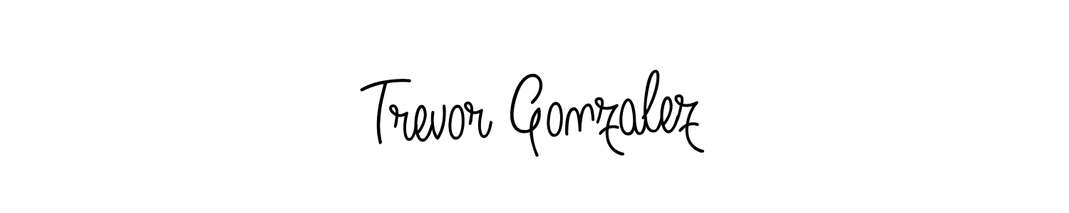 Make a beautiful signature design for name Trevor Gonzalez. With this signature (Angelique-Rose-font-FFP) style, you can create a handwritten signature for free. Trevor Gonzalez signature style 5 images and pictures png
