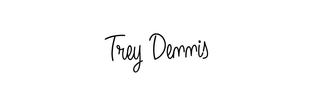 Design your own signature with our free online signature maker. With this signature software, you can create a handwritten (Angelique-Rose-font-FFP) signature for name Trey Dennis. Trey Dennis signature style 5 images and pictures png