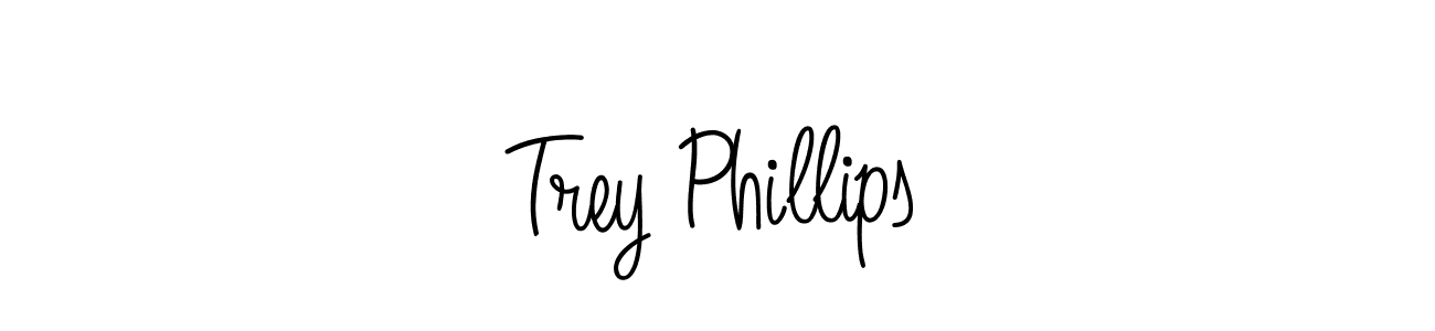 Make a beautiful signature design for name Trey Phillips. With this signature (Angelique-Rose-font-FFP) style, you can create a handwritten signature for free. Trey Phillips signature style 5 images and pictures png