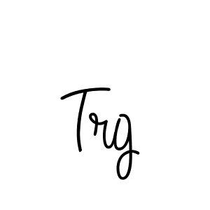 Design your own signature with our free online signature maker. With this signature software, you can create a handwritten (Angelique-Rose-font-FFP) signature for name Trg. Trg signature style 5 images and pictures png