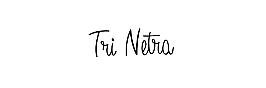 How to make Tri Netra name signature. Use Angelique-Rose-font-FFP style for creating short signs online. This is the latest handwritten sign. Tri Netra signature style 5 images and pictures png