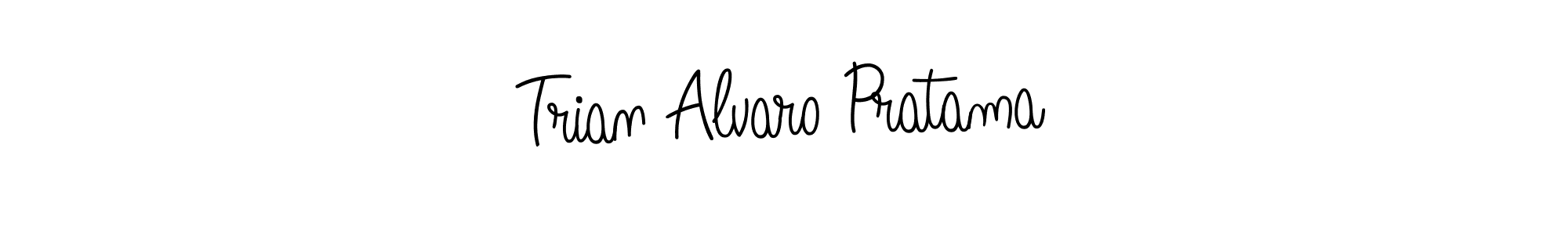 How to make Trian Alvaro Pratama signature? Angelique-Rose-font-FFP is a professional autograph style. Create handwritten signature for Trian Alvaro Pratama name. Trian Alvaro Pratama signature style 5 images and pictures png