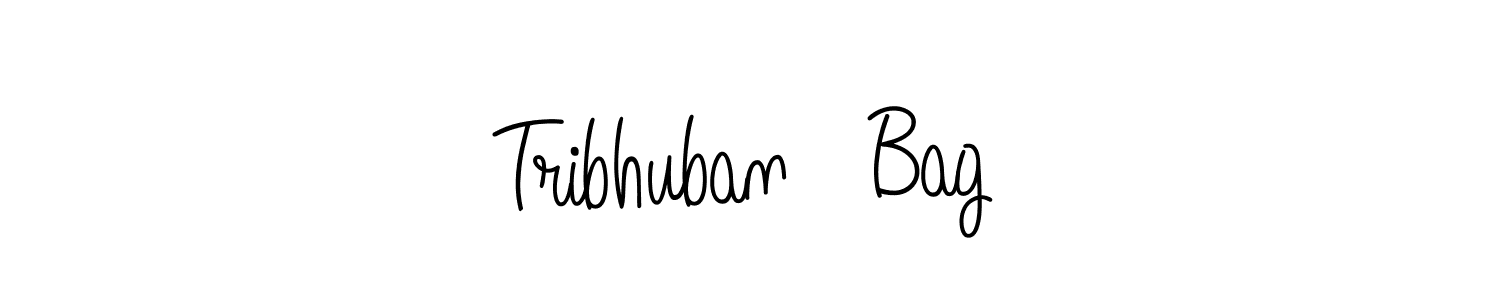 Also You can easily find your signature by using the search form. We will create Tribhuban   Bag name handwritten signature images for you free of cost using Angelique-Rose-font-FFP sign style. Tribhuban   Bag signature style 5 images and pictures png