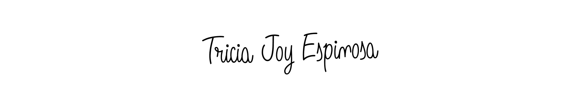 How to make Tricia Joy Espinosa signature? Angelique-Rose-font-FFP is a professional autograph style. Create handwritten signature for Tricia Joy Espinosa name. Tricia Joy Espinosa signature style 5 images and pictures png