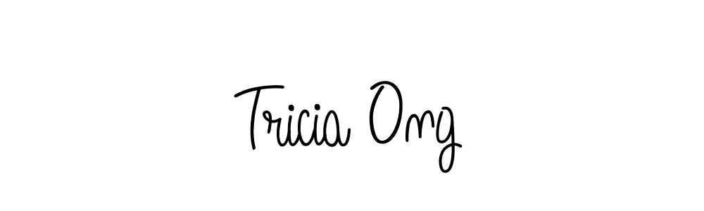 Make a beautiful signature design for name Tricia Ong. Use this online signature maker to create a handwritten signature for free. Tricia Ong signature style 5 images and pictures png