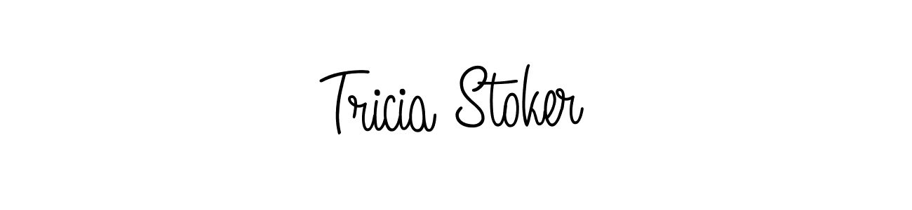 This is the best signature style for the Tricia Stoker name. Also you like these signature font (Angelique-Rose-font-FFP). Mix name signature. Tricia Stoker signature style 5 images and pictures png