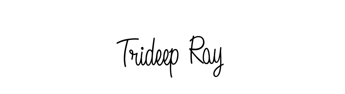 How to make Trideep Ray signature? Angelique-Rose-font-FFP is a professional autograph style. Create handwritten signature for Trideep Ray name. Trideep Ray signature style 5 images and pictures png