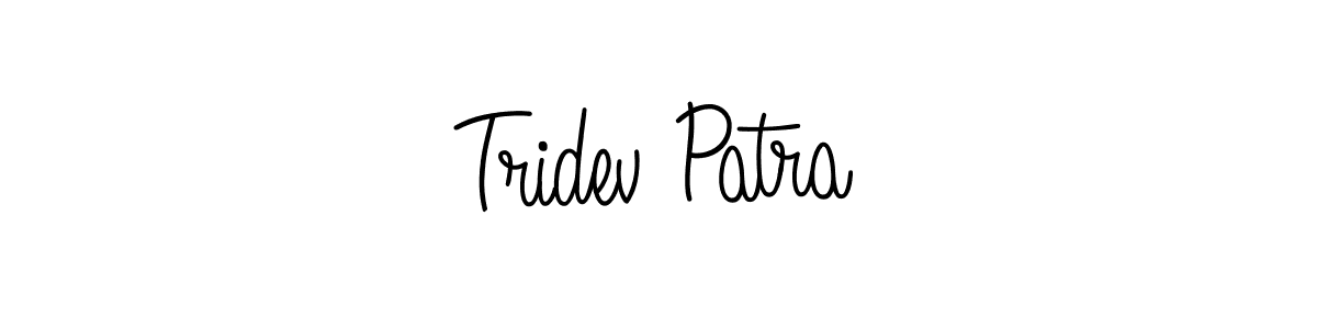 How to make Tridev Patra signature? Angelique-Rose-font-FFP is a professional autograph style. Create handwritten signature for Tridev Patra name. Tridev Patra signature style 5 images and pictures png