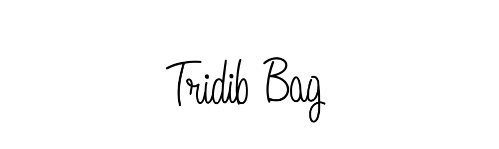 The best way (Angelique-Rose-font-FFP) to make a short signature is to pick only two or three words in your name. The name Tridib Bag include a total of six letters. For converting this name. Tridib Bag signature style 5 images and pictures png