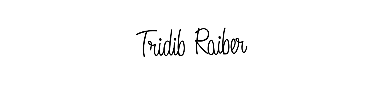 Make a beautiful signature design for name Tridib Raiber. With this signature (Angelique-Rose-font-FFP) style, you can create a handwritten signature for free. Tridib Raiber signature style 5 images and pictures png