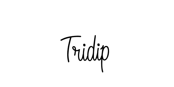 The best way (Angelique-Rose-font-FFP) to make a short signature is to pick only two or three words in your name. The name Tridip include a total of six letters. For converting this name. Tridip signature style 5 images and pictures png