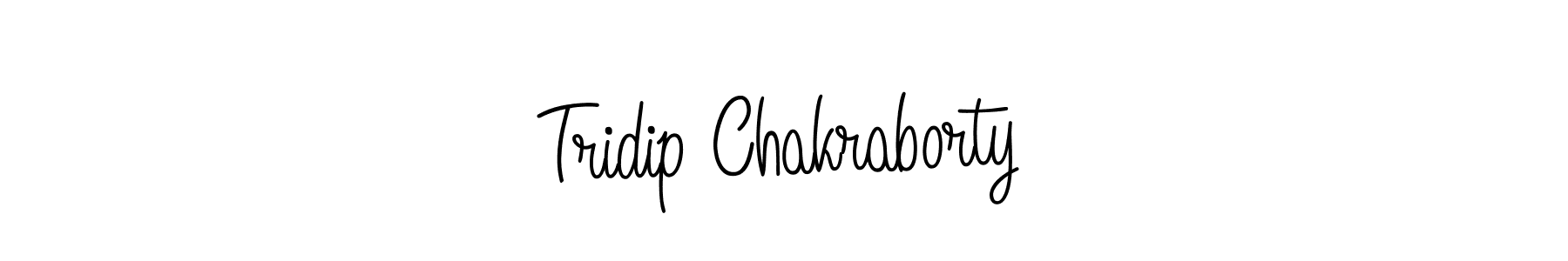 Design your own signature with our free online signature maker. With this signature software, you can create a handwritten (Angelique-Rose-font-FFP) signature for name Tridip Chakraborty. Tridip Chakraborty signature style 5 images and pictures png