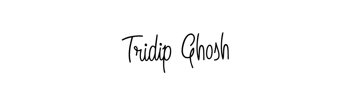 Make a beautiful signature design for name Tridip Ghosh. With this signature (Angelique-Rose-font-FFP) style, you can create a handwritten signature for free. Tridip Ghosh signature style 5 images and pictures png