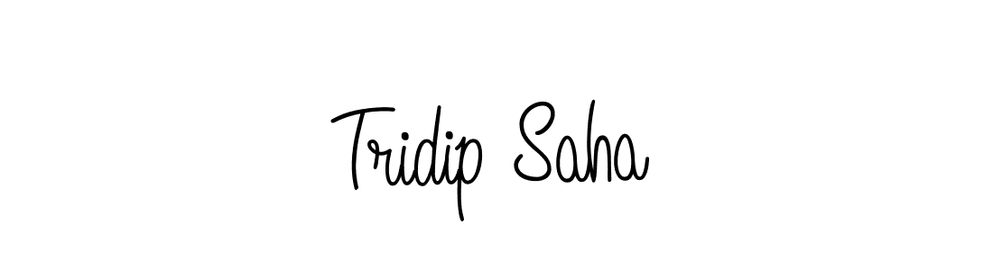 Create a beautiful signature design for name Tridip Saha. With this signature (Angelique-Rose-font-FFP) fonts, you can make a handwritten signature for free. Tridip Saha signature style 5 images and pictures png