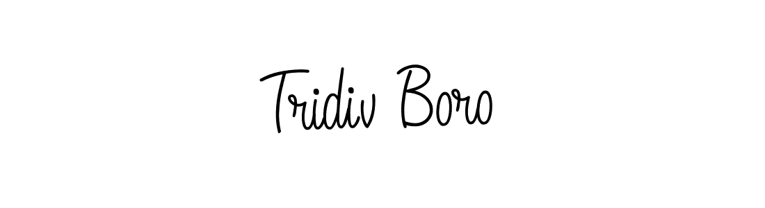 How to Draw Tridiv Boro signature style? Angelique-Rose-font-FFP is a latest design signature styles for name Tridiv Boro. Tridiv Boro signature style 5 images and pictures png