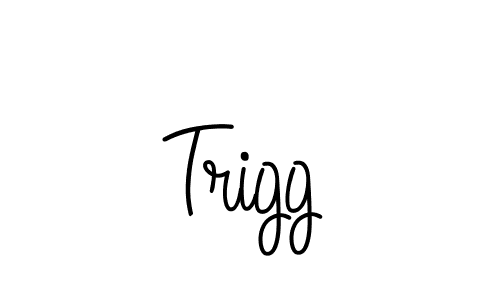 How to make Trigg name signature. Use Angelique-Rose-font-FFP style for creating short signs online. This is the latest handwritten sign. Trigg signature style 5 images and pictures png