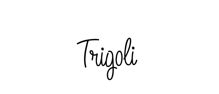 Use a signature maker to create a handwritten signature online. With this signature software, you can design (Angelique-Rose-font-FFP) your own signature for name Trigoli. Trigoli signature style 5 images and pictures png