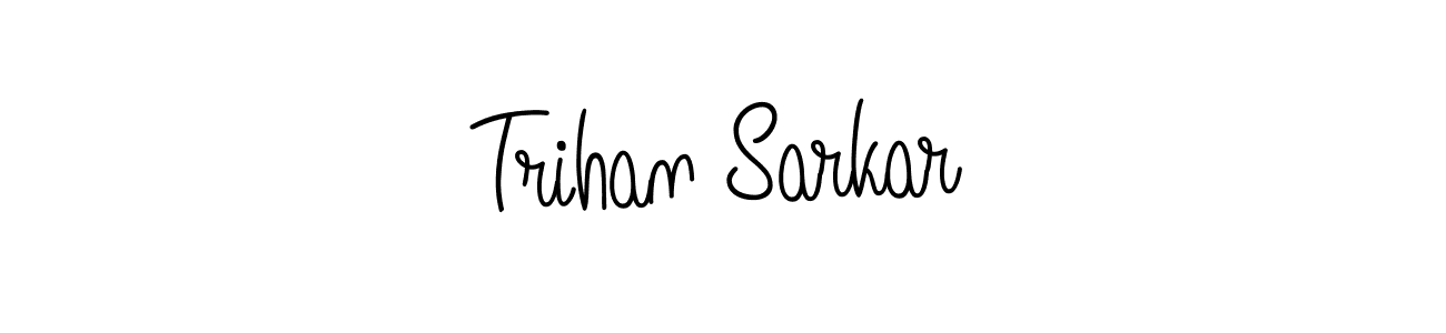 Make a short Trihan Sarkar signature style. Manage your documents anywhere anytime using Angelique-Rose-font-FFP. Create and add eSignatures, submit forms, share and send files easily. Trihan Sarkar signature style 5 images and pictures png