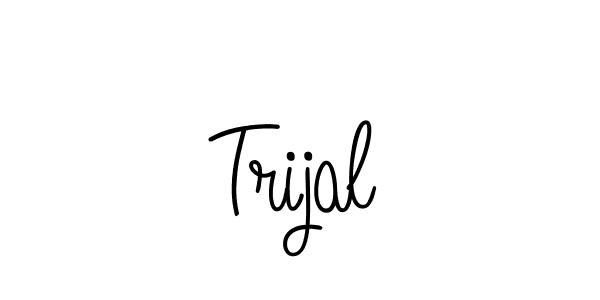 Create a beautiful signature design for name Trijal. With this signature (Angelique-Rose-font-FFP) fonts, you can make a handwritten signature for free. Trijal signature style 5 images and pictures png