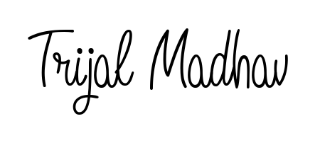 The Angelique-Rose-font-FFP signature style provides a bold statement for name Trijal Madhav. Designed for business owners, executives, and leaders. Trijal Madhav signature style 5 images and pictures png