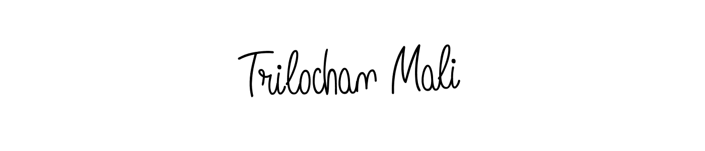 Here are the top 10 professional signature styles for the name Trilochan Mali. These are the best autograph styles you can use for your name. Trilochan Mali signature style 5 images and pictures png