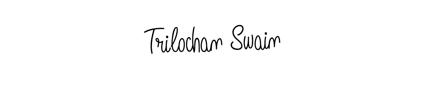 How to make Trilochan Swain signature? Angelique-Rose-font-FFP is a professional autograph style. Create handwritten signature for Trilochan Swain name. Trilochan Swain signature style 5 images and pictures png