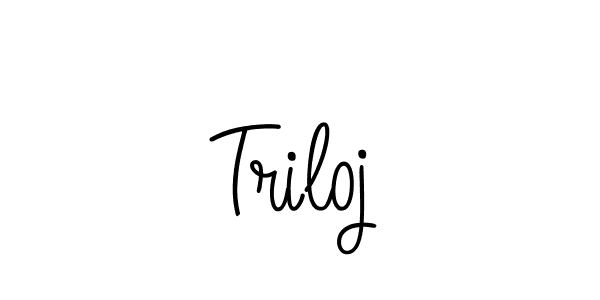 Once you've used our free online signature maker to create your best signature Angelique-Rose-font-FFP style, it's time to enjoy all of the benefits that Triloj name signing documents. Triloj signature style 5 images and pictures png