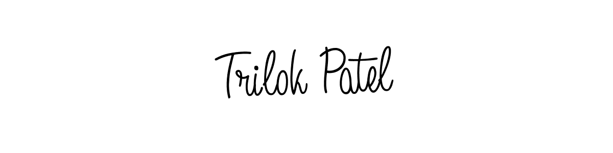 Once you've used our free online signature maker to create your best signature Angelique-Rose-font-FFP style, it's time to enjoy all of the benefits that Trilok Patel name signing documents. Trilok Patel signature style 5 images and pictures png