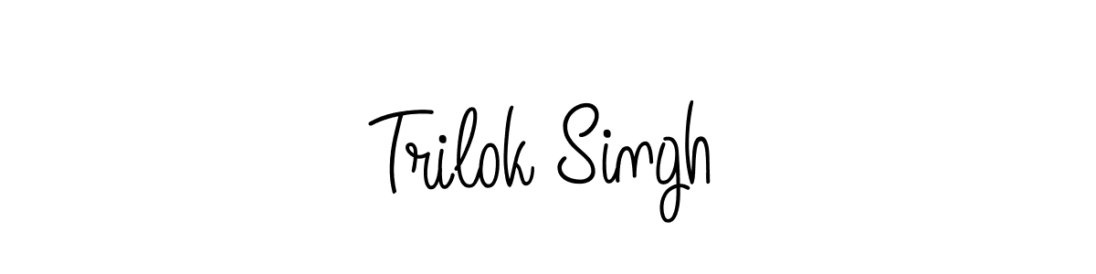 How to Draw Trilok Singh signature style? Angelique-Rose-font-FFP is a latest design signature styles for name Trilok Singh. Trilok Singh signature style 5 images and pictures png