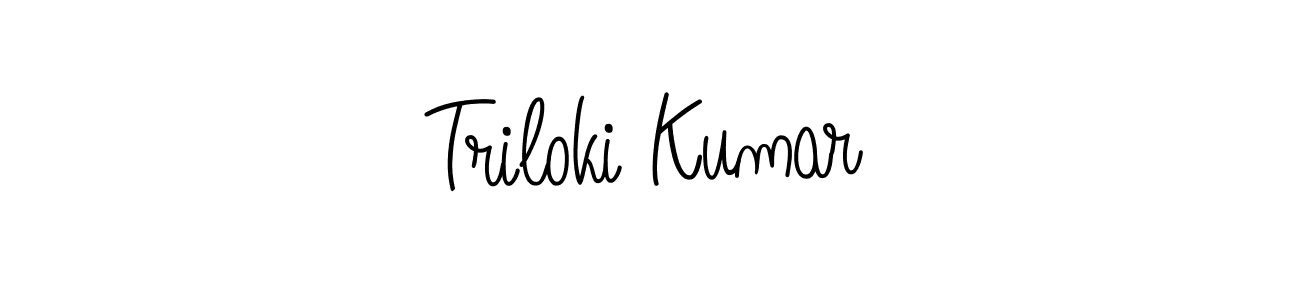 Also You can easily find your signature by using the search form. We will create Triloki Kumar name handwritten signature images for you free of cost using Angelique-Rose-font-FFP sign style. Triloki Kumar signature style 5 images and pictures png