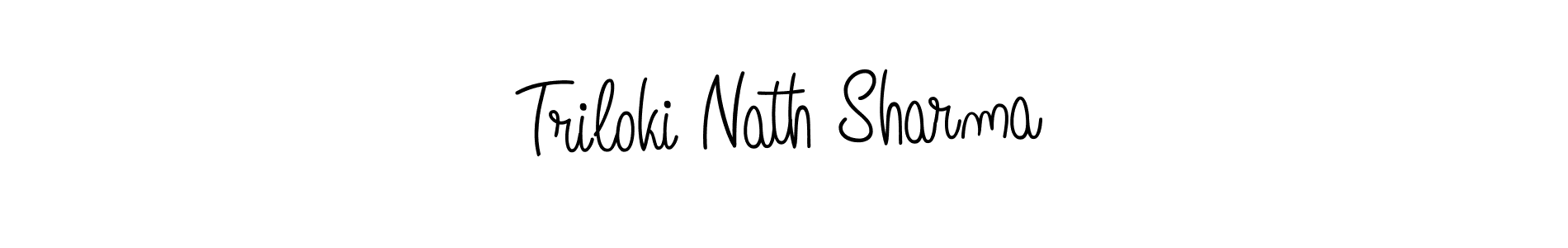 Triloki Nath Sharma stylish signature style. Best Handwritten Sign (Angelique-Rose-font-FFP) for my name. Handwritten Signature Collection Ideas for my name Triloki Nath Sharma. Triloki Nath Sharma signature style 5 images and pictures png