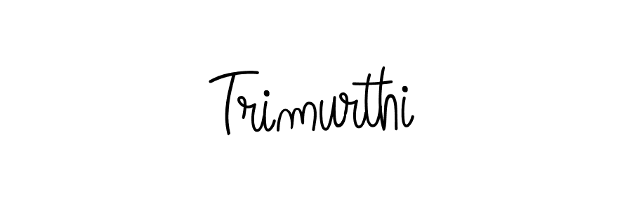 How to make Trimurthi name signature. Use Angelique-Rose-font-FFP style for creating short signs online. This is the latest handwritten sign. Trimurthi signature style 5 images and pictures png