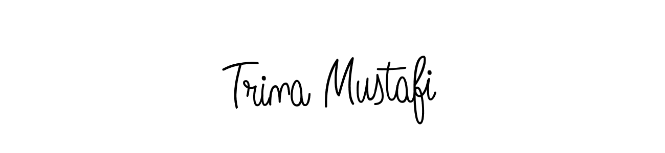 Make a beautiful signature design for name Trina Mustafi. Use this online signature maker to create a handwritten signature for free. Trina Mustafi signature style 5 images and pictures png