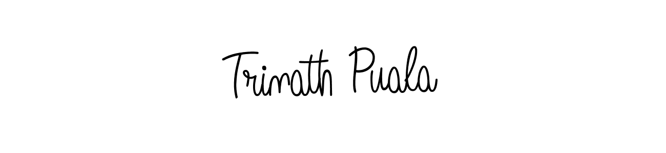 Also we have Trinath Puala name is the best signature style. Create professional handwritten signature collection using Angelique-Rose-font-FFP autograph style. Trinath Puala signature style 5 images and pictures png