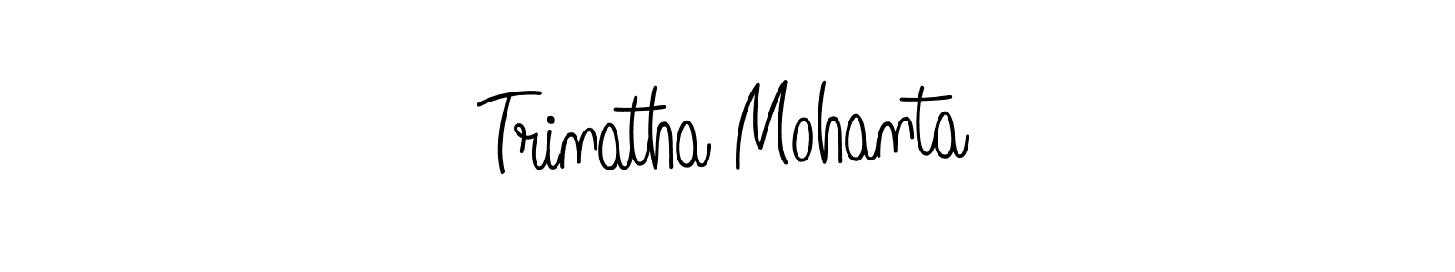 Design your own signature with our free online signature maker. With this signature software, you can create a handwritten (Angelique-Rose-font-FFP) signature for name Trinatha Mohanta. Trinatha Mohanta signature style 5 images and pictures png
