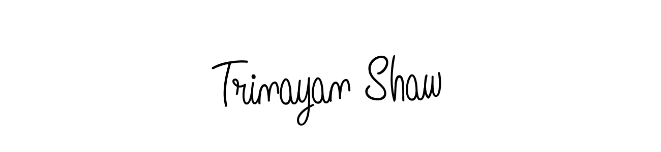 Angelique-Rose-font-FFP is a professional signature style that is perfect for those who want to add a touch of class to their signature. It is also a great choice for those who want to make their signature more unique. Get Trinayan Shaw name to fancy signature for free. Trinayan Shaw signature style 5 images and pictures png