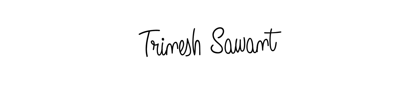 Best and Professional Signature Style for Trinesh Sawant. Angelique-Rose-font-FFP Best Signature Style Collection. Trinesh Sawant signature style 5 images and pictures png