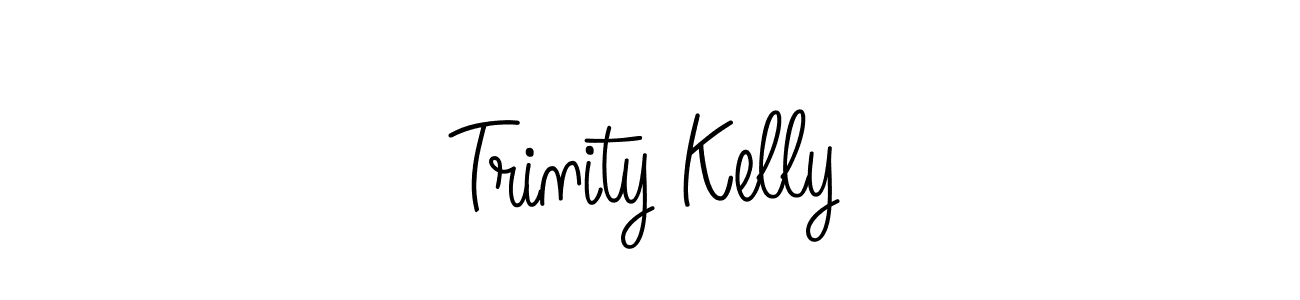 Trinity Kelly stylish signature style. Best Handwritten Sign (Angelique-Rose-font-FFP) for my name. Handwritten Signature Collection Ideas for my name Trinity Kelly. Trinity Kelly signature style 5 images and pictures png