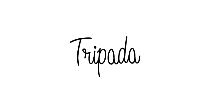 The best way (Angelique-Rose-font-FFP) to make a short signature is to pick only two or three words in your name. The name Tripada include a total of six letters. For converting this name. Tripada signature style 5 images and pictures png