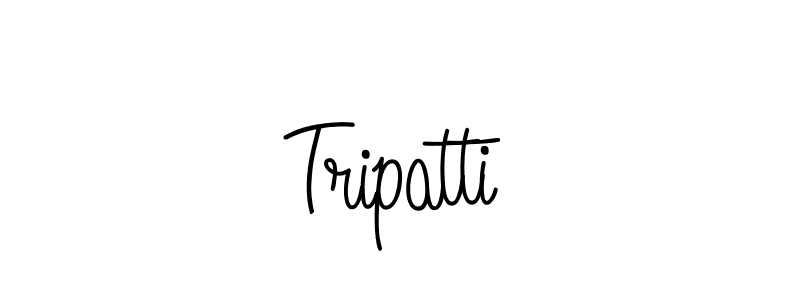 How to make Tripatti name signature. Use Angelique-Rose-font-FFP style for creating short signs online. This is the latest handwritten sign. Tripatti signature style 5 images and pictures png