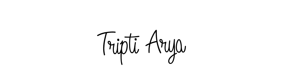 How to make Tripti Arya signature? Angelique-Rose-font-FFP is a professional autograph style. Create handwritten signature for Tripti Arya name. Tripti Arya signature style 5 images and pictures png