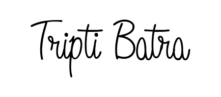 Try this chic Tripti Batra handwritten sign style. Using Angelique-Rose-font-FFP font elements, it gives your name a sleek, memorable identity. Tripti Batra signature style 5 images and pictures png
