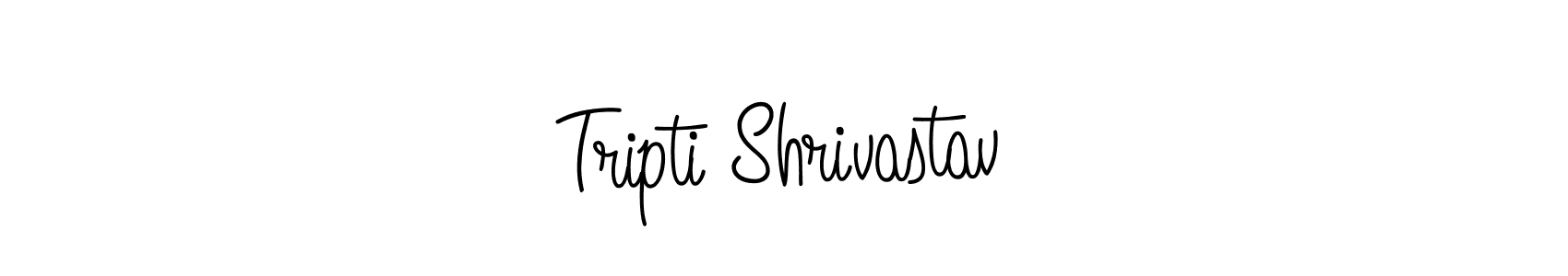 Tripti Shrivastav stylish signature style. Best Handwritten Sign (Angelique-Rose-font-FFP) for my name. Handwritten Signature Collection Ideas for my name Tripti Shrivastav. Tripti Shrivastav signature style 5 images and pictures png