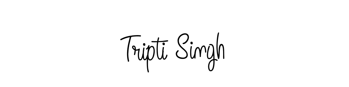 Tripti Singh stylish signature style. Best Handwritten Sign (Angelique-Rose-font-FFP) for my name. Handwritten Signature Collection Ideas for my name Tripti Singh. Tripti Singh signature style 5 images and pictures png