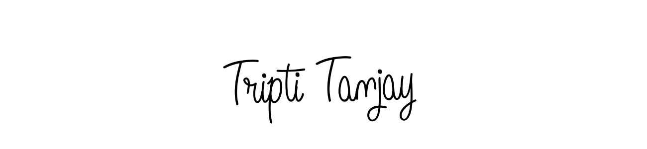Make a short Tripti Tanjay signature style. Manage your documents anywhere anytime using Angelique-Rose-font-FFP. Create and add eSignatures, submit forms, share and send files easily. Tripti Tanjay signature style 5 images and pictures png