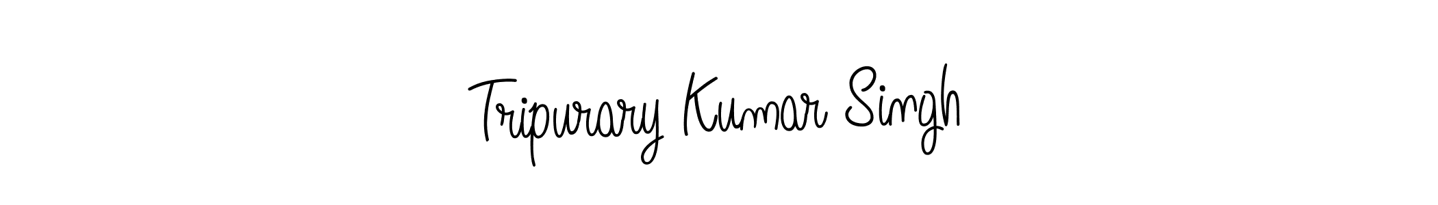 The best way (Angelique-Rose-font-FFP) to make a short signature is to pick only two or three words in your name. The name Tripurary Kumar Singh include a total of six letters. For converting this name. Tripurary Kumar Singh signature style 5 images and pictures png