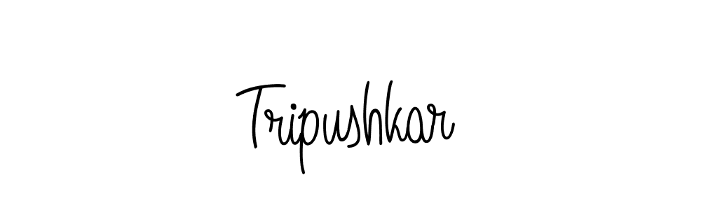 Use a signature maker to create a handwritten signature online. With this signature software, you can design (Angelique-Rose-font-FFP) your own signature for name Tripushkar. Tripushkar signature style 5 images and pictures png