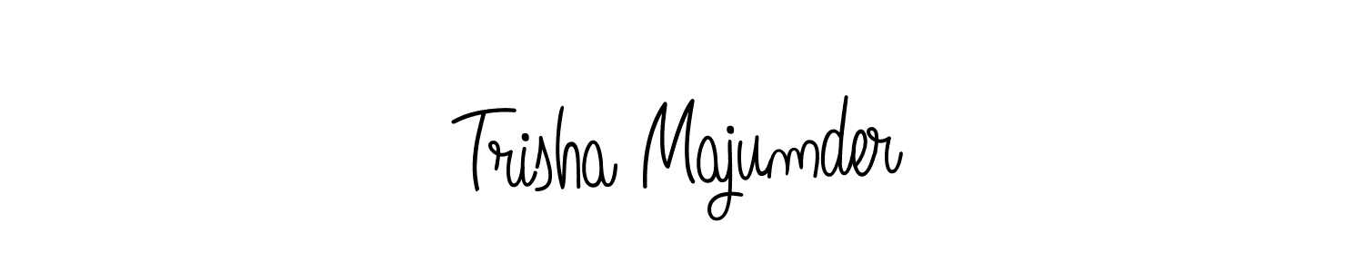 Angelique-Rose-font-FFP is a professional signature style that is perfect for those who want to add a touch of class to their signature. It is also a great choice for those who want to make their signature more unique. Get Trisha Majumder name to fancy signature for free. Trisha Majumder signature style 5 images and pictures png